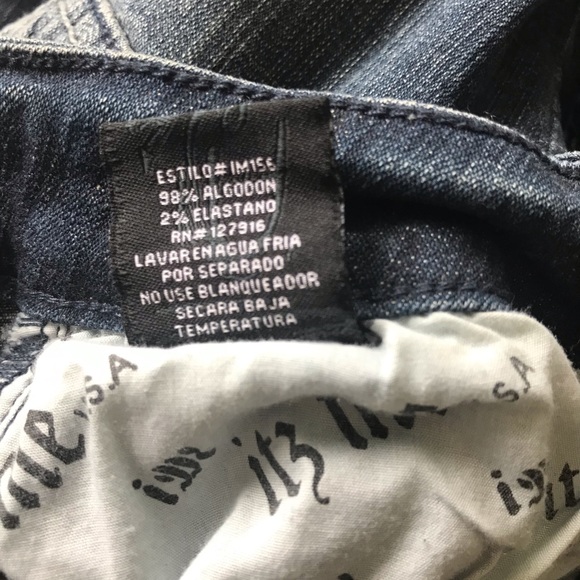 NWT Itz Me Premium straight leg jeans. Medium wash - Picture 7 of 8